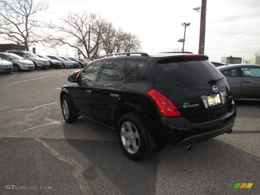 2003 Murano SL AWD - Super Black / Charcoal photo #6