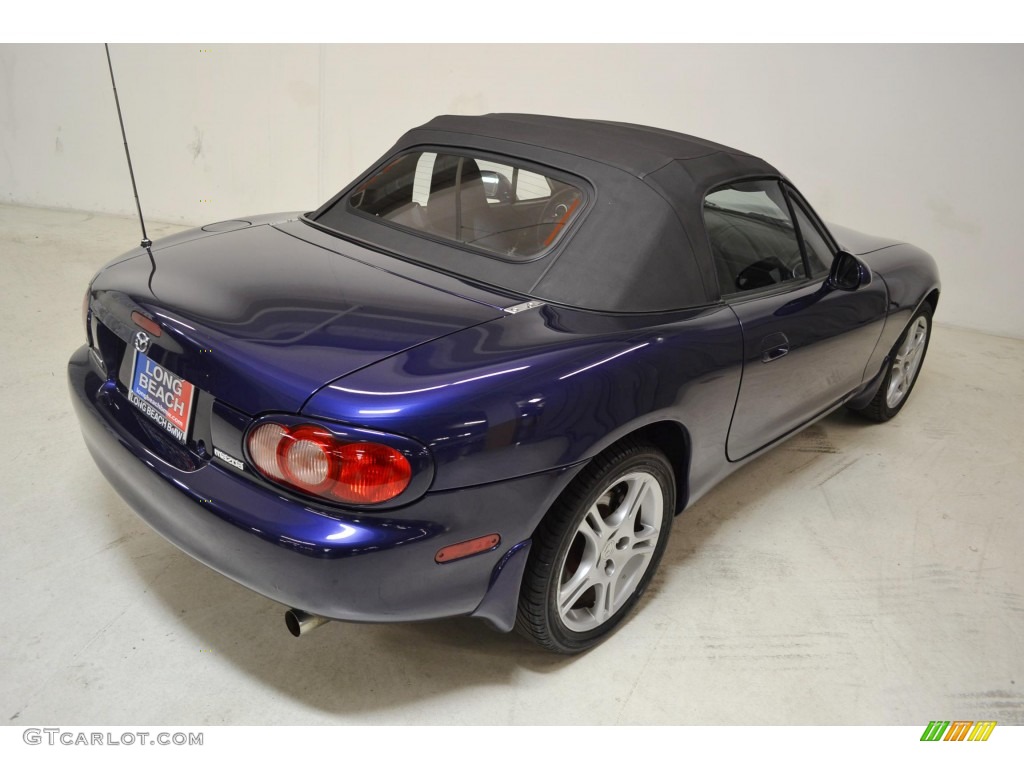 2004 MX-5 Miata Roadster - Strato Blue Mica / Black photo #5