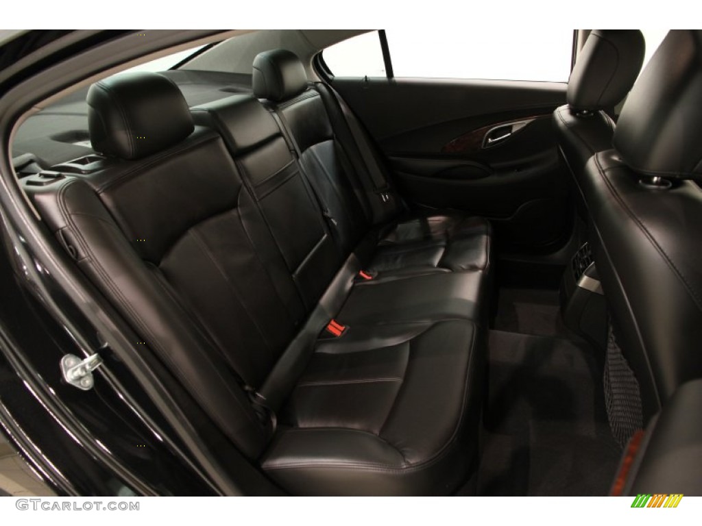 Ebony Interior 2012 Buick LaCrosse AWD Photo #89641138