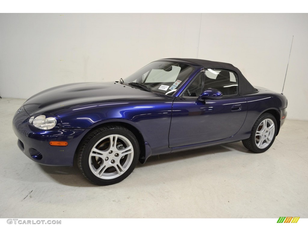 Strato Blue Mica 2004 Mazda MX-5 Miata Roadster Exterior Photo #89641329