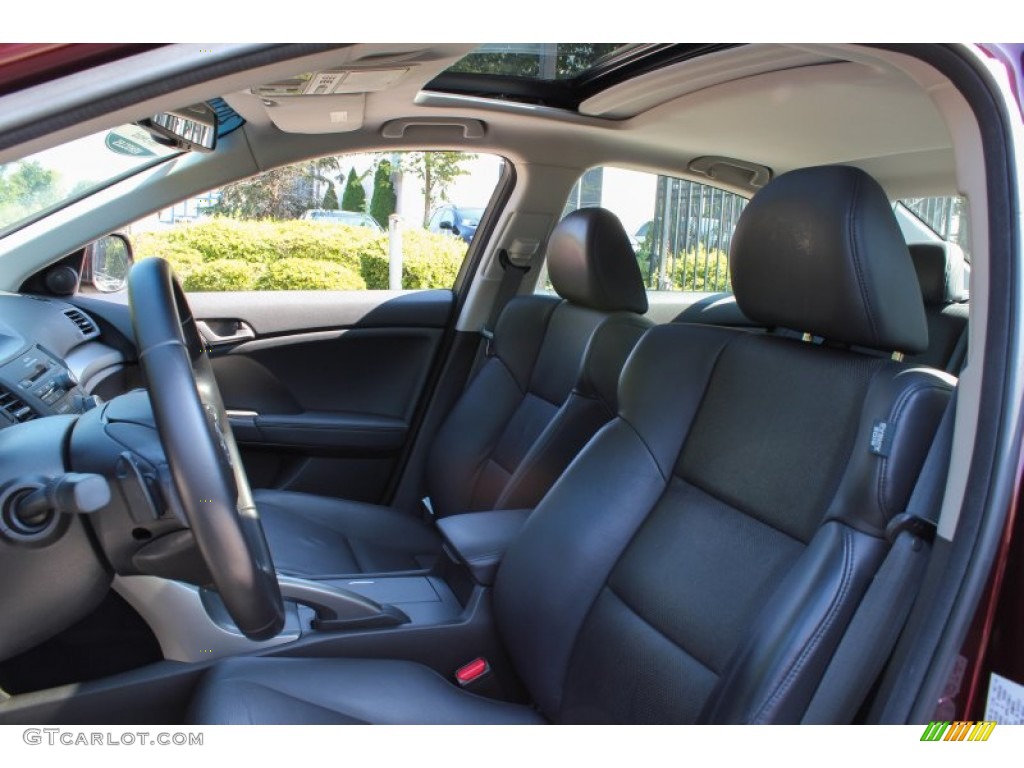 2010 TSX Sedan - Basque Red Pearl / Ebony photo #11