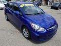 2012 Marathon Blue Hyundai Accent GS 5 Door  photo #2