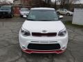 2014 Clear White Kia Soul Red Zone Special Edition  photo #3