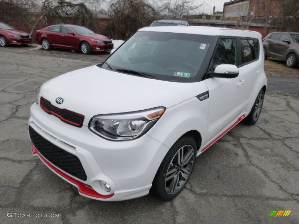 Clear White 2014 Kia Soul Red Zone Special Edition Exterior Photo #89642814