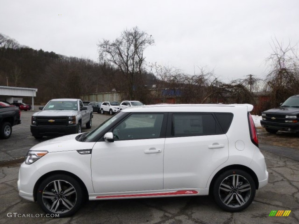 Clear White 2014 Kia Soul Red Zone Special Edition Exterior Photo #89642835