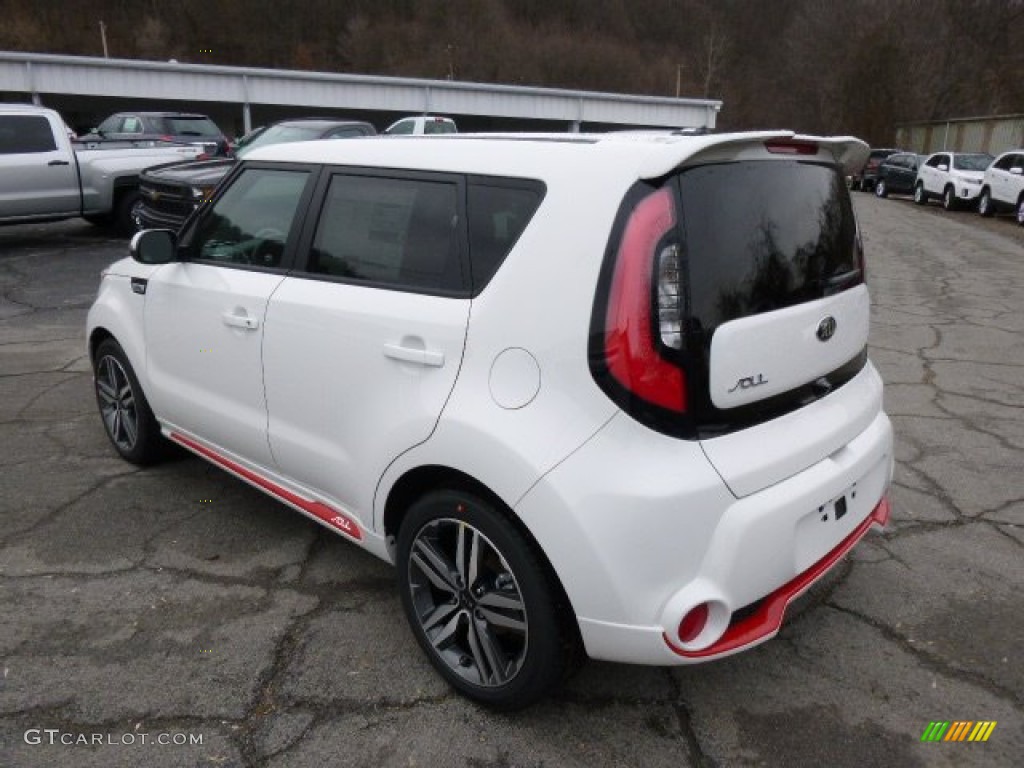 Clear White 2014 Kia Soul Red Zone Special Edition Exterior Photo #89642853