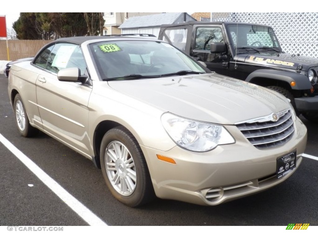 2008 Sebring Touring Convertible - Light Sandstone Metallic / Dark Khaki/Light Graystone photo #1