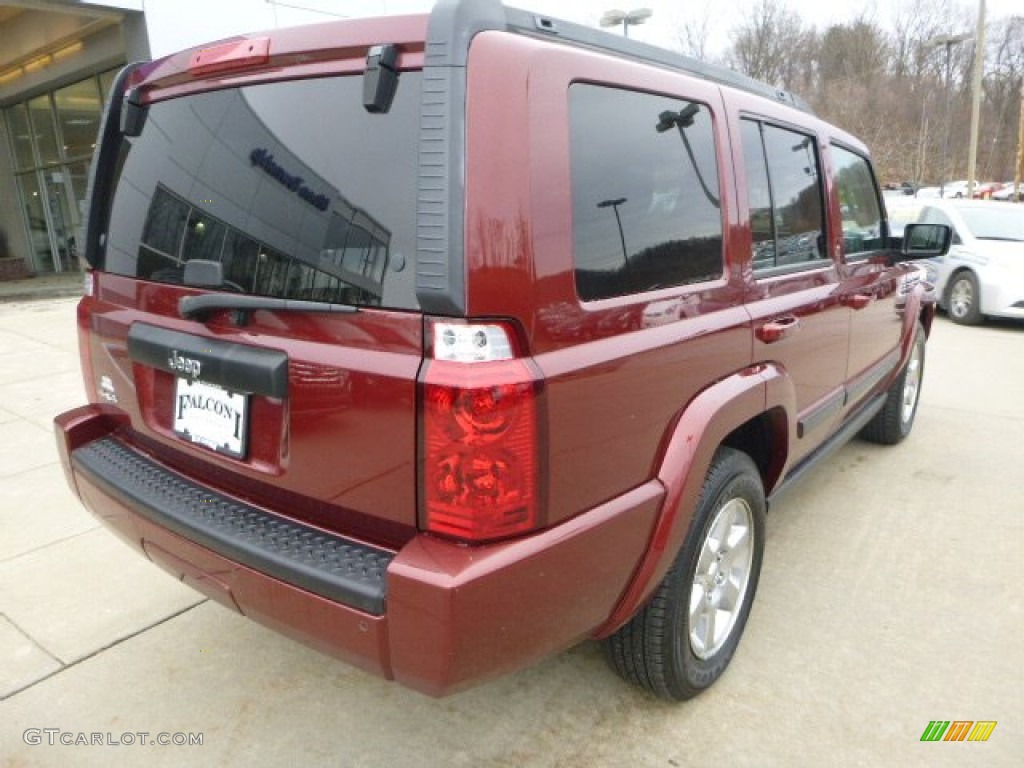 2007 Commander Sport 4x4 - Red Rock Pearl / Medium Slate Gray photo #2