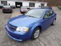 2008 Marathon Blue Pearl Dodge Avenger SE  photo #4