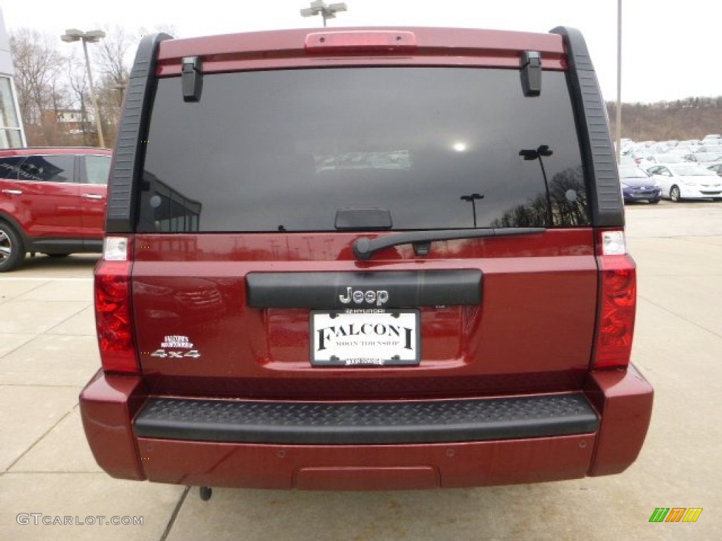 2007 Commander Sport 4x4 - Red Rock Pearl / Medium Slate Gray photo #3