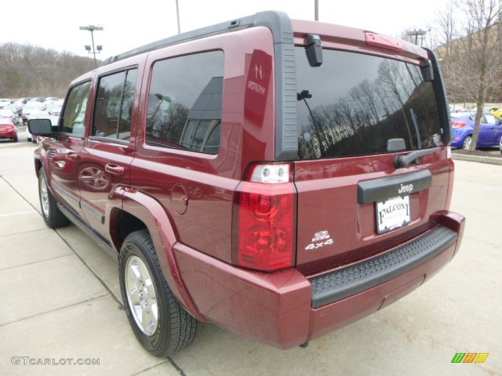 2007 Commander Sport 4x4 - Red Rock Pearl / Medium Slate Gray photo #4
