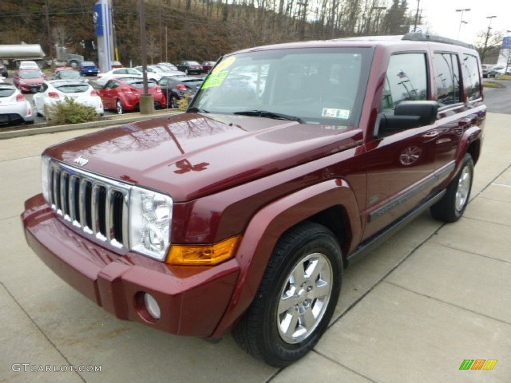 Red Rock Pearl 2007 Jeep Commander Sport 4x4 Exterior Photo #89643285