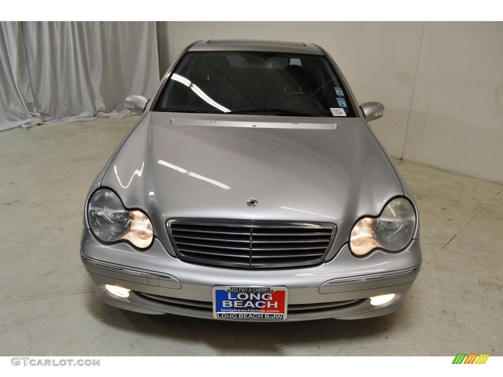 2001 C 320 Sedan - Brilliant Silver Metallic / Charcoal Black photo #4