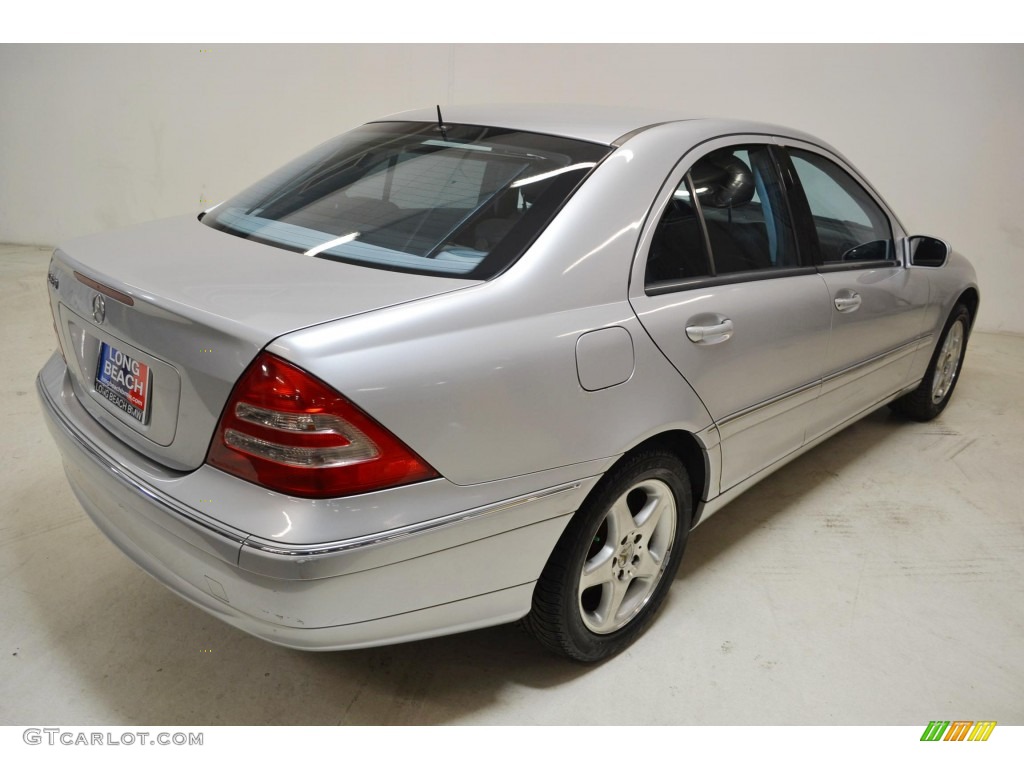 2001 C 320 Sedan - Brilliant Silver Metallic / Charcoal Black photo #5