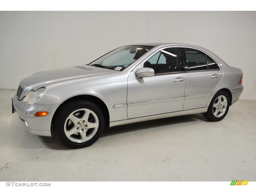 2001 C 320 Sedan - Brilliant Silver Metallic / Charcoal Black photo #9