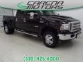 Black - F350 Super Duty Lariat Crew Cab 4x4 Dually Photo No. 1