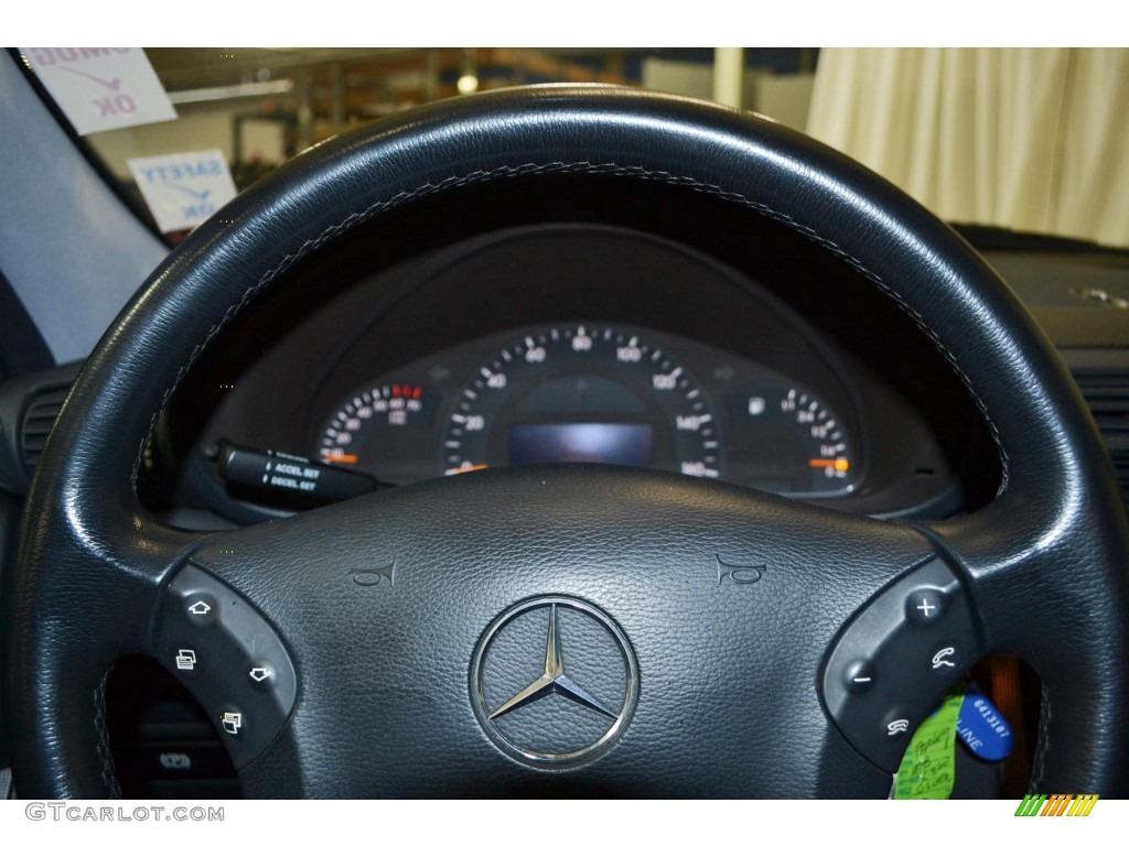 2001 C 320 Sedan - Brilliant Silver Metallic / Charcoal Black photo #24