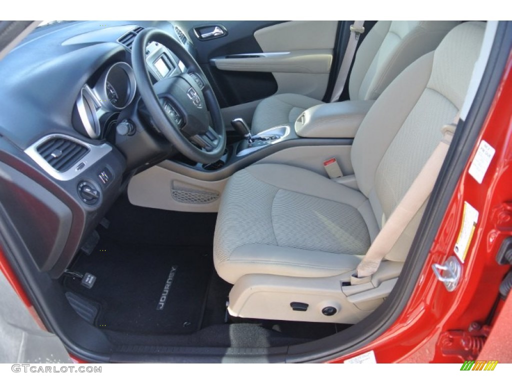 2013 Journey SXT - Bright Red / Black/Light Frost Beige photo #8