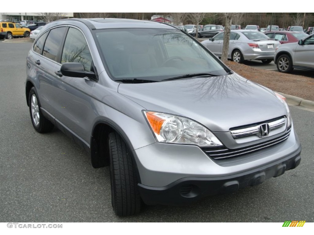 2008 CR-V EX - Whistler Silver Metallic / Gray photo #2