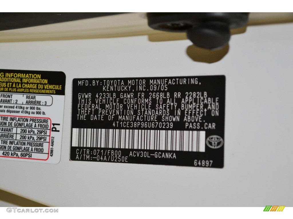 2006 Solara SE Coupe - Arctic Frost Pearl / Ivory photo #11