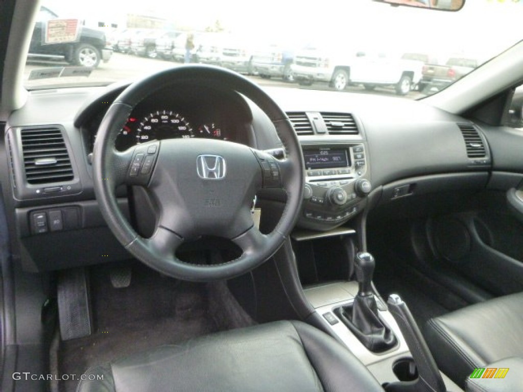 Black Interior 2006 Honda Accord EX-L Sedan Photo #89646633