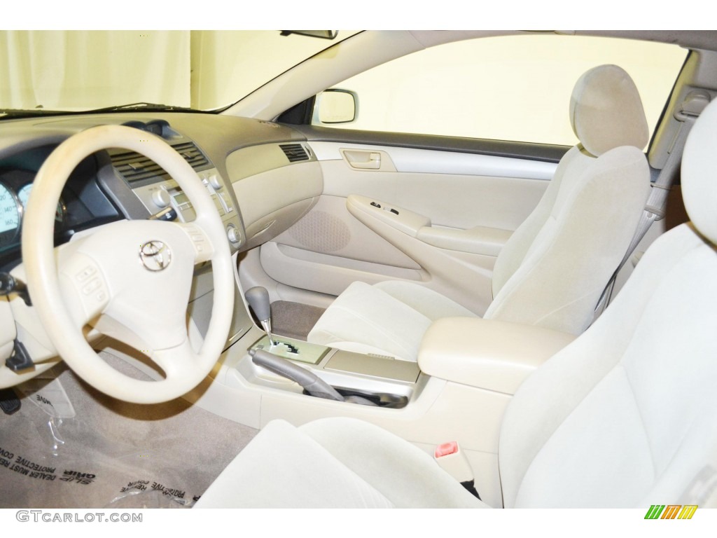 2006 Solara SE Coupe - Arctic Frost Pearl / Ivory photo #13