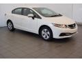 Taffeta White - Civic LX Sedan Photo No. 1