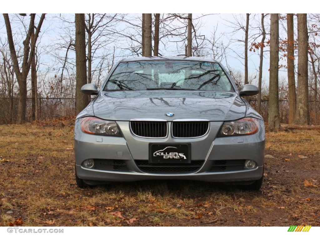 2006 3 Series 325xi Sedan - Quartz Blue Metallic / Black photo #2