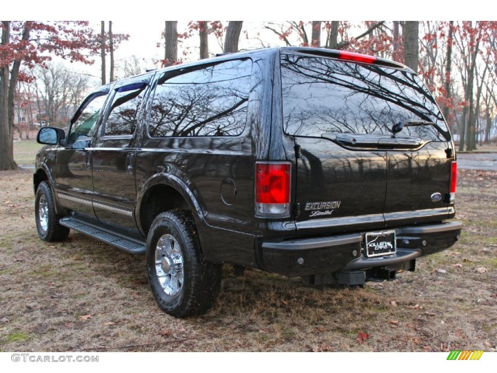 2005 Excursion Limited 4X4 - Black / Medium Pebble photo #5