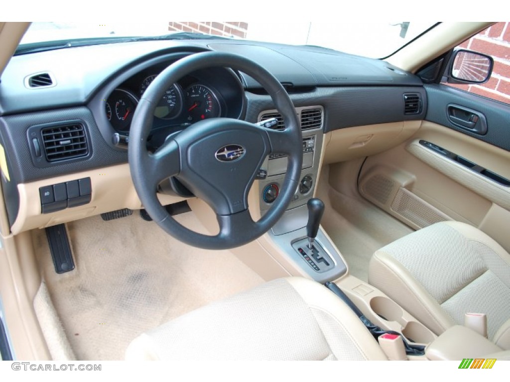 Beige Interior 2005 Subaru Forester 2.5 X Photo #89648838