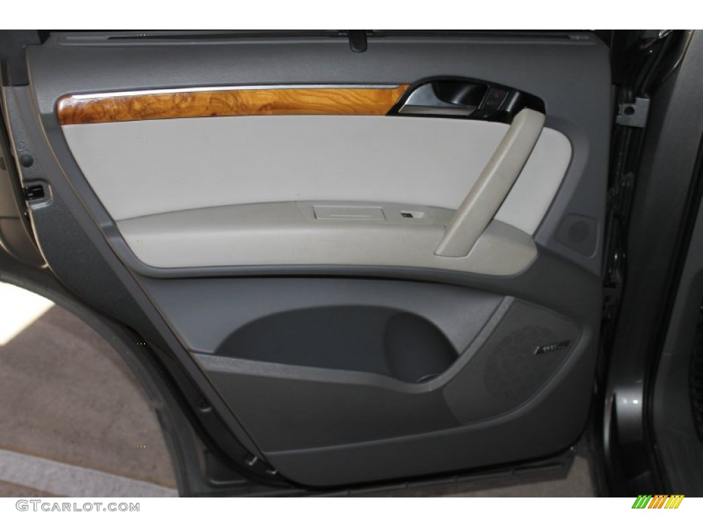 2010 Q7 3.6 Premium quattro - Daytona Gray Pearl Effect / Limestone Gray photo #27