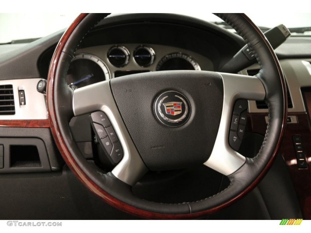 2014 Cadillac Escalade ESV Premium AWD Ebony/Ebony Steering Wheel Photo #89649978