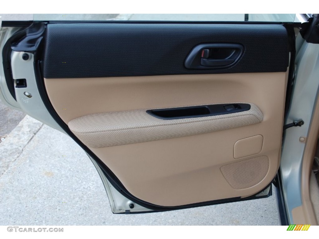 2005 Subaru Forester 2.5 X Beige Door Panel Photo #89650383