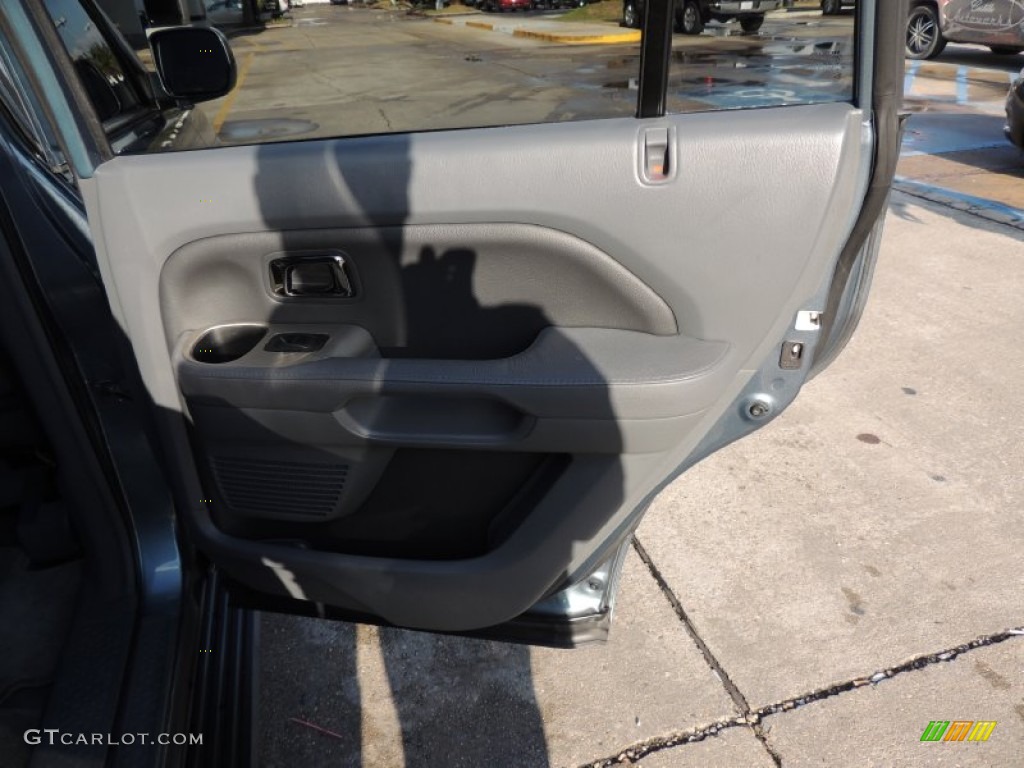 2008 Pilot EX-L - Steel Blue Metallic / Gray photo #13