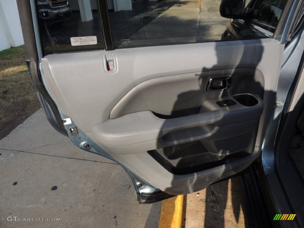 2008 Pilot EX-L - Steel Blue Metallic / Gray photo #16