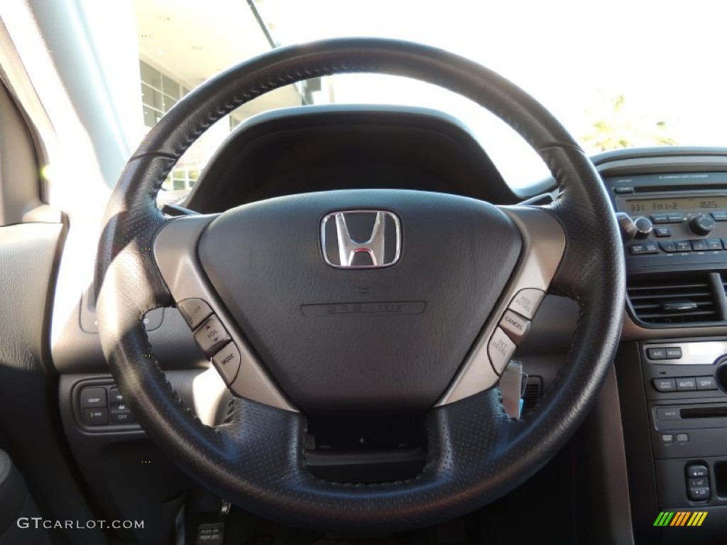 2008 Pilot EX-L - Steel Blue Metallic / Gray photo #19