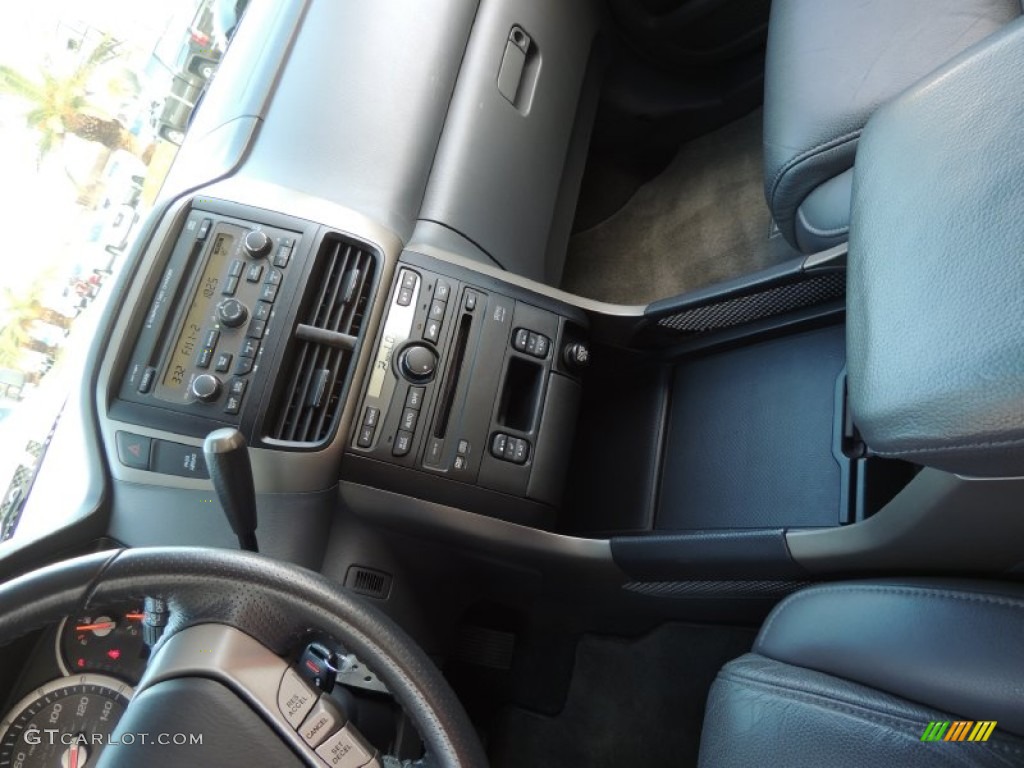 2008 Pilot EX-L - Steel Blue Metallic / Gray photo #25