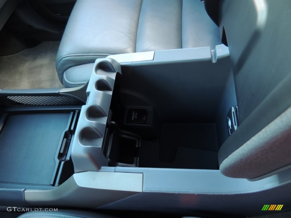 2008 Pilot EX-L - Steel Blue Metallic / Gray photo #27