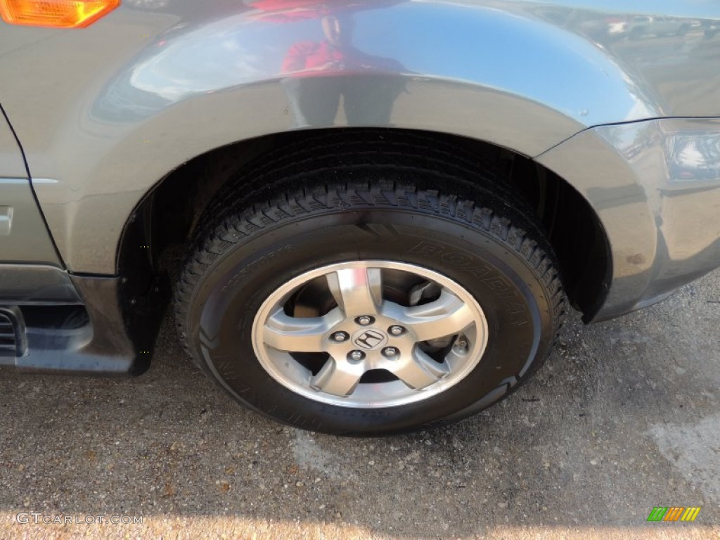 2008 Pilot EX-L - Steel Blue Metallic / Gray photo #28