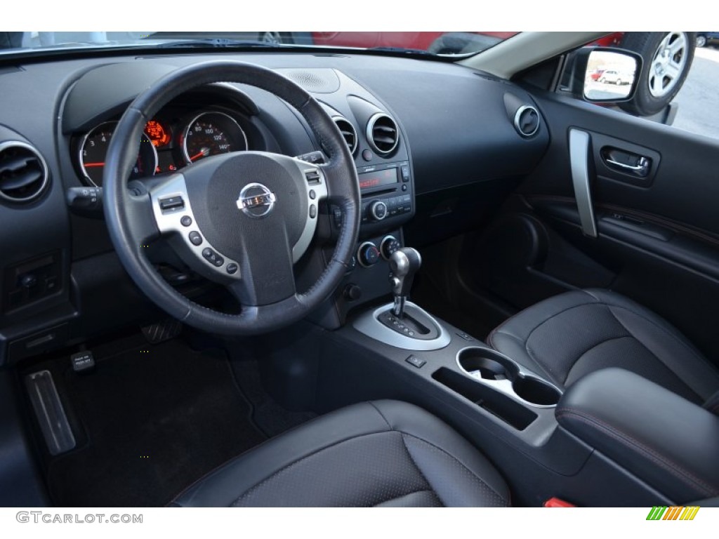 Black Interior 2010 Nissan Rogue SL Photo #89652999