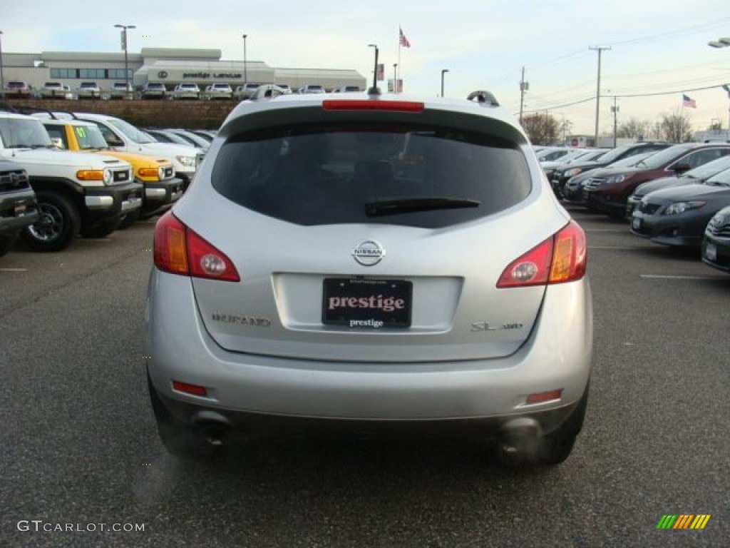 2010 Murano SL AWD - Brilliant Silver Metallic / Black photo #5