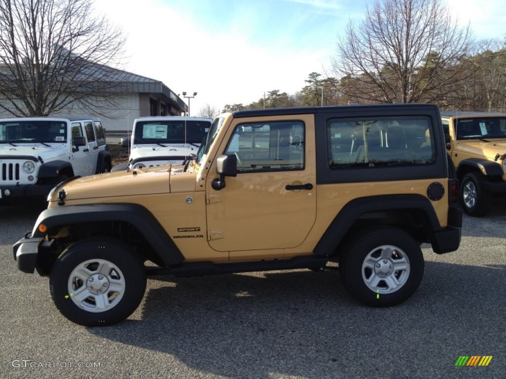 2014 Wrangler Sport 4x4 - Dune / Black photo #3