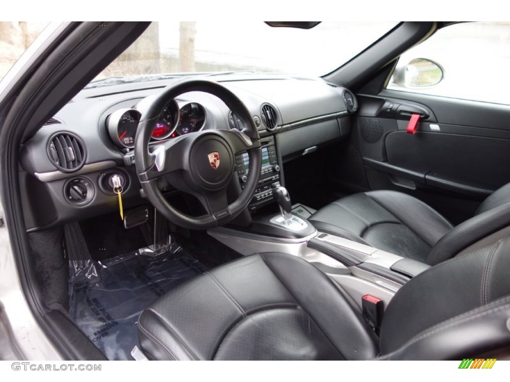 Black Interior 2011 Porsche Boxster Spyder Photo #89655072