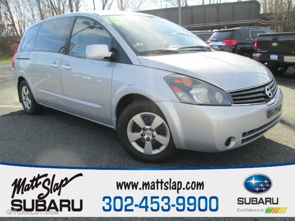 Radiant Silver Metallic Nissan Quest