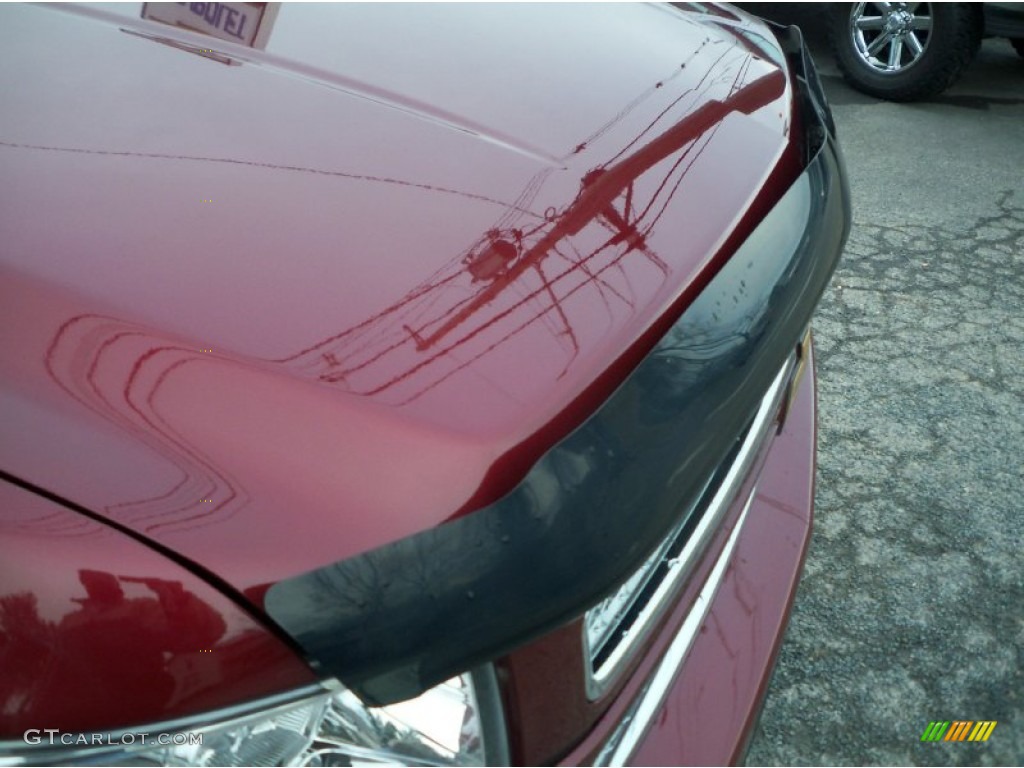 2013 Silverado 1500 LTZ Extended Cab 4x4 - Deep Ruby Metallic / Light Cashmere/Dark Cashmere photo #9