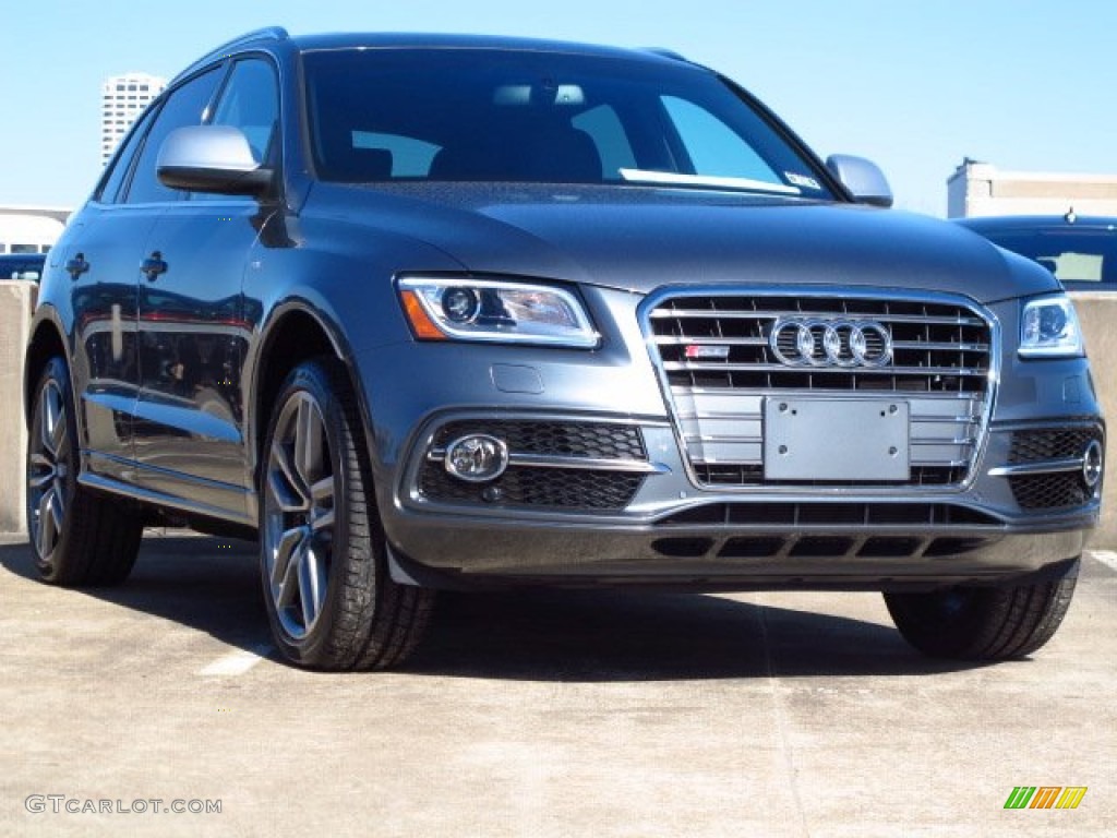 2014 SQ5 Premium plus 3.0 TFSI quattro - Monsoon Gray Metallic / Black photo #1