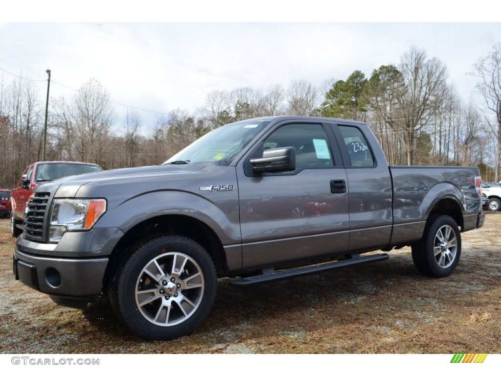 2014 F150 STX SuperCab - Sterling Grey / Black photo #3