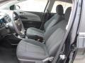 Jet Black/Dark Titanium Front Seat Photo for 2013 Chevrolet Sonic #89657169