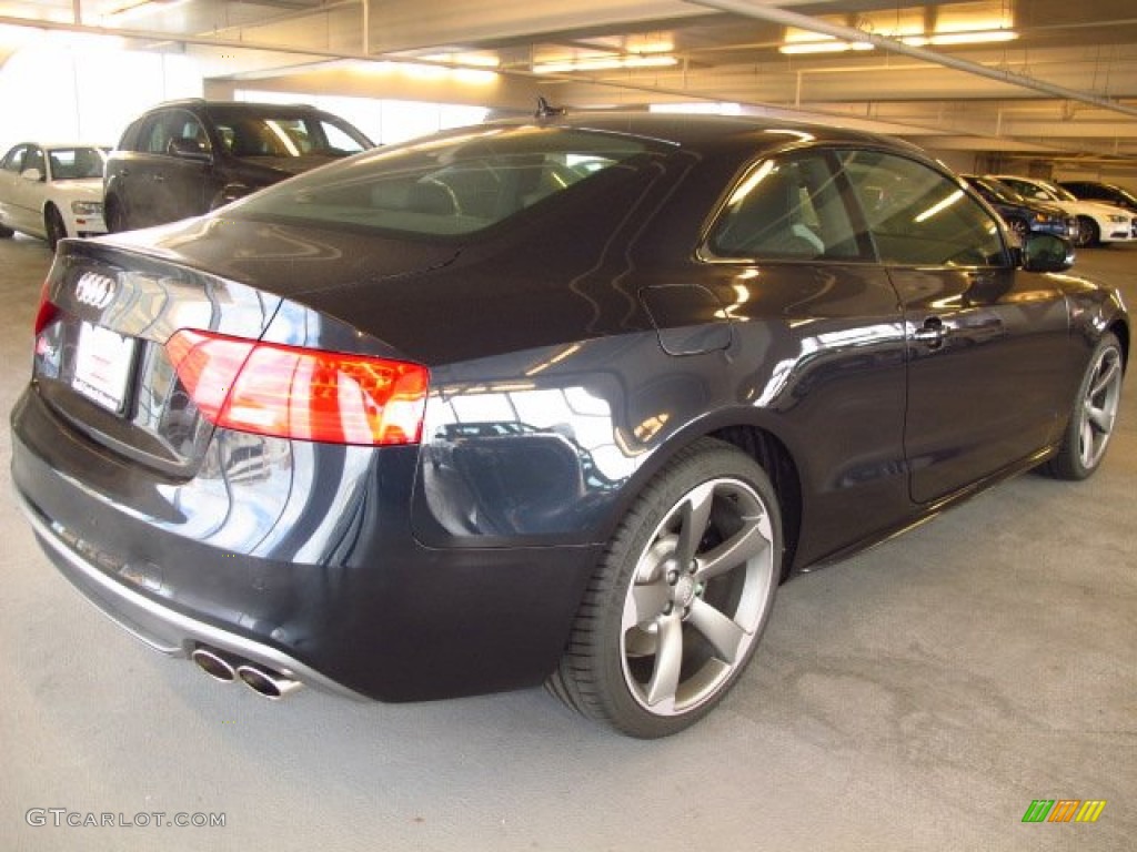 2014 S5 3.0T Premium Plus quattro Coupe - Moonlight Blue Metallic / Black/Lunar Silver photo #2