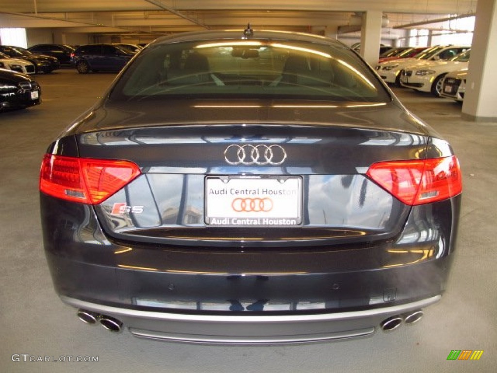 2014 S5 3.0T Premium Plus quattro Coupe - Moonlight Blue Metallic / Black/Lunar Silver photo #3